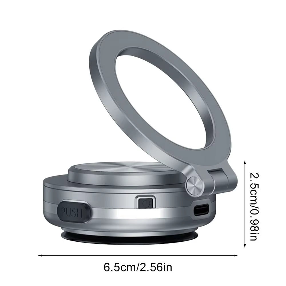 Car Magnetic Phone Mount Vacuum Double-Sided Magnetic Suction Cup