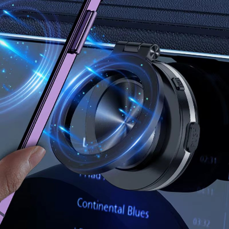 Car Magnetic Phone Mount Vacuum Double-Sided Magnetic Suction Cup