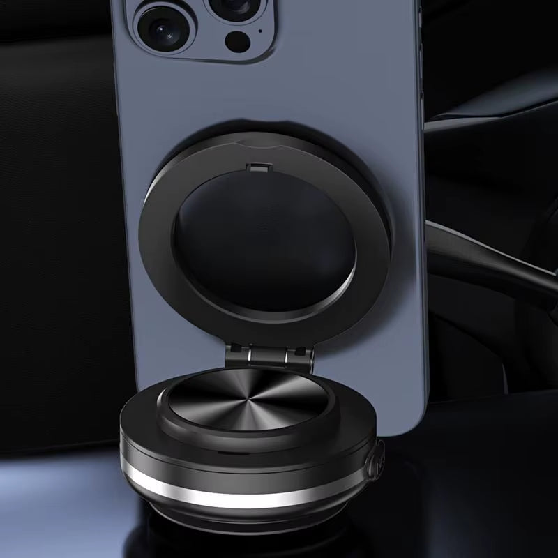 Car Magnetic Phone Mount Vacuum Double-Sided Magnetic Suction Cup 